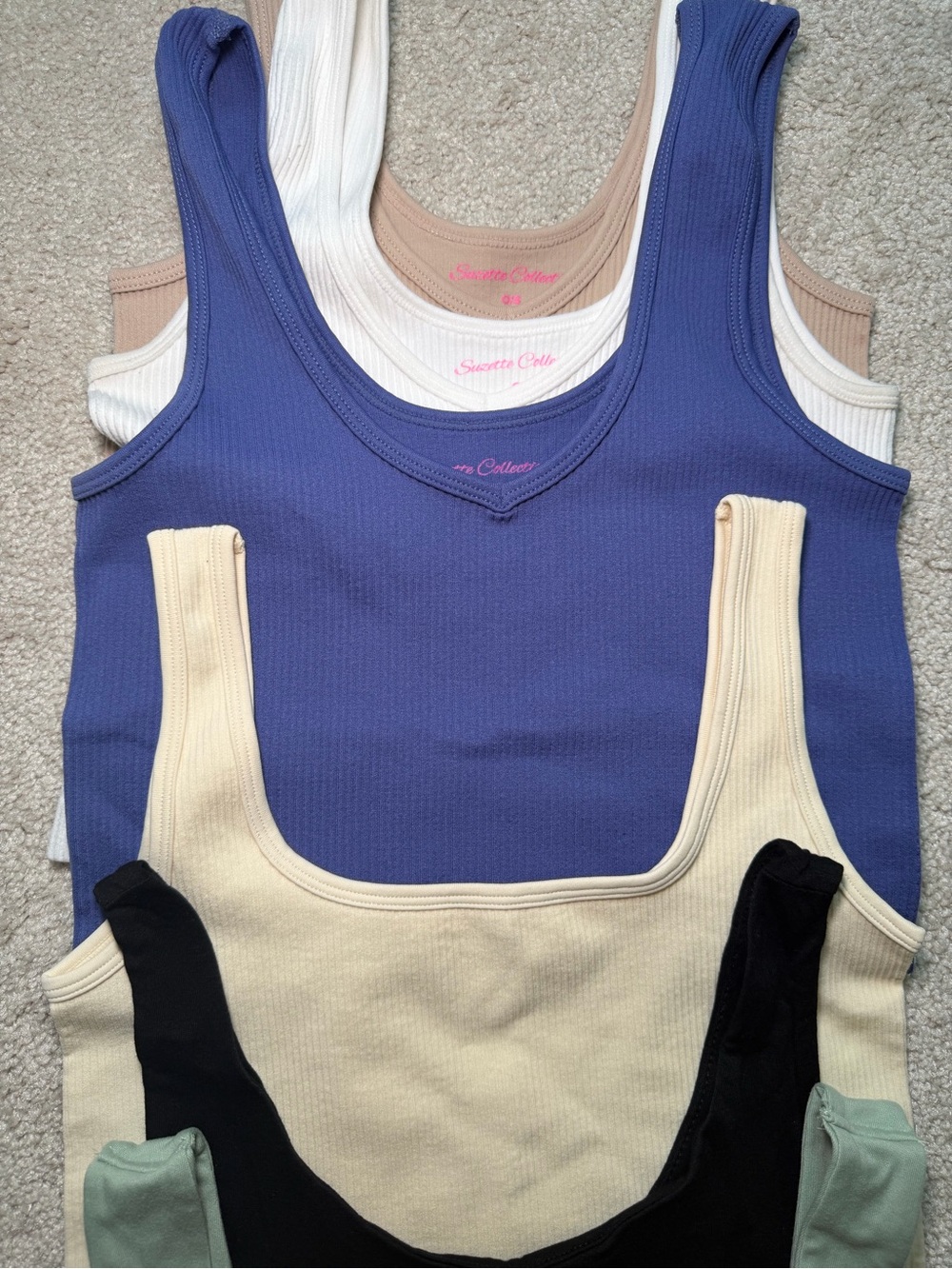 8 tank tops- all never worn besides white tank